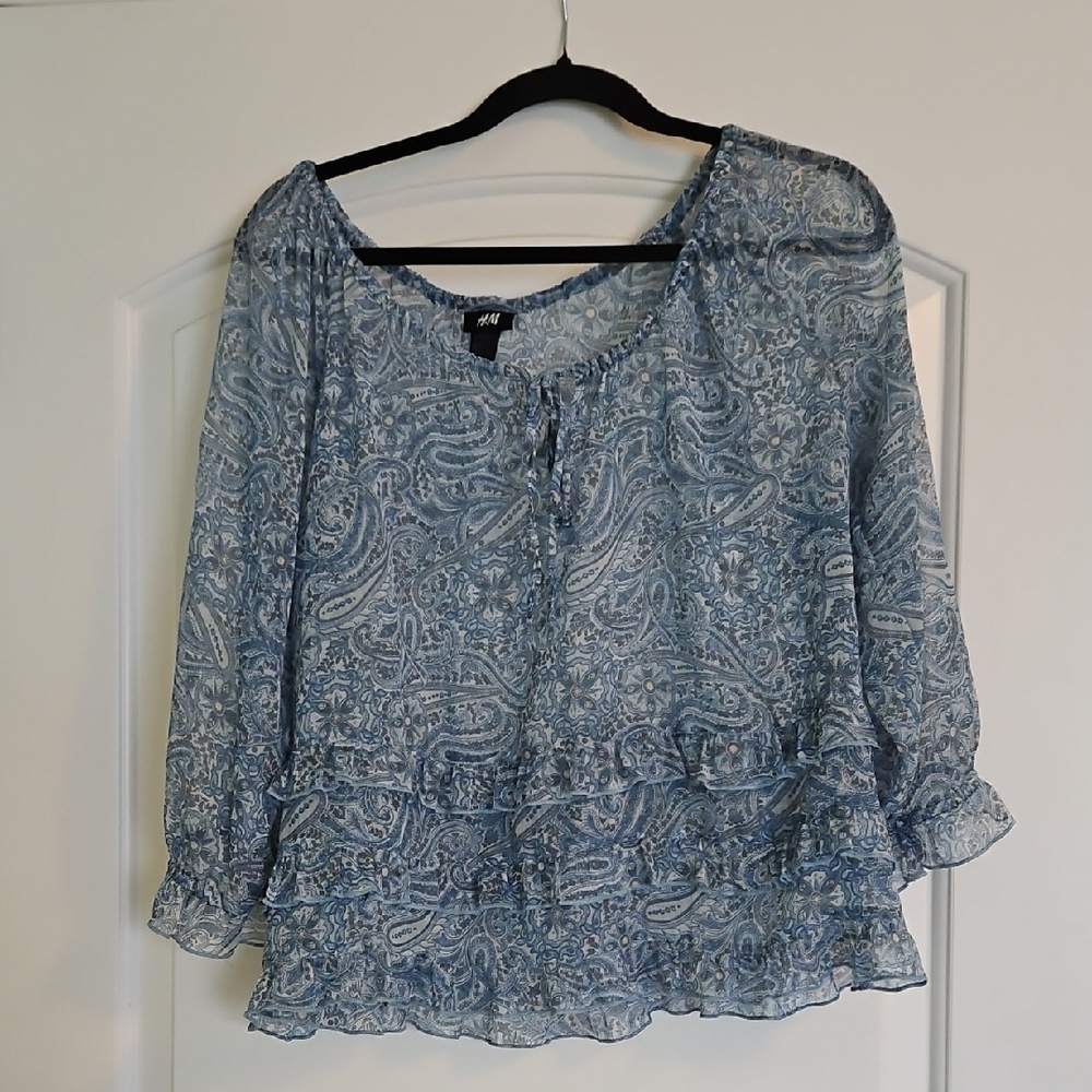 H&M Sheer Blouse